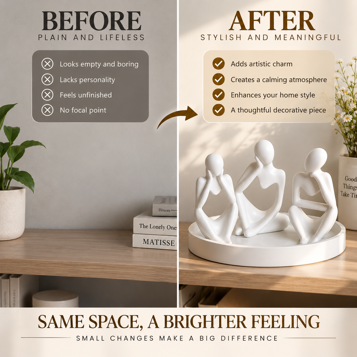 Modern Architectural Silicone Resin Mold Set Abstract Figurine Casting Craft DIY Home Decor Shapes