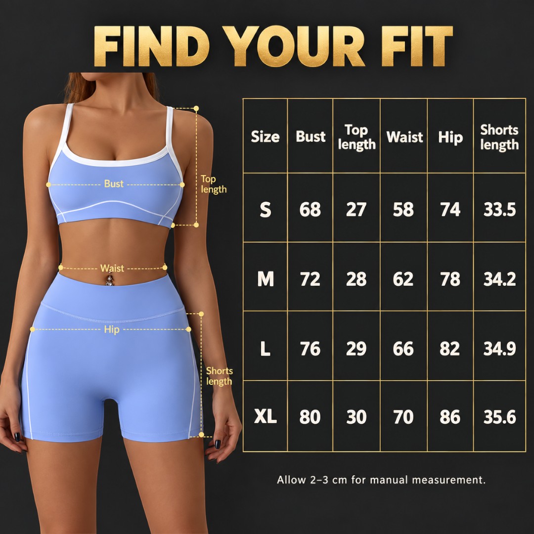 Women's Yoga Shorts Set | Sports Bra Matching Outfit | Breathable Compressive Workout Wear | Quick Dry Pilates Fitness Training Apparel