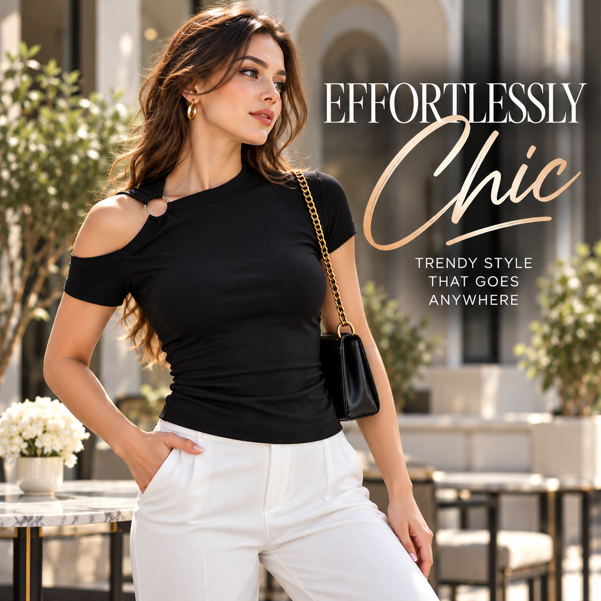 Women’s Burgundy Ribbed Cutout Shoulder Top, Fitted Stretch Shirt, Chic Short Sleeve Top, Casual Date Night Blouse