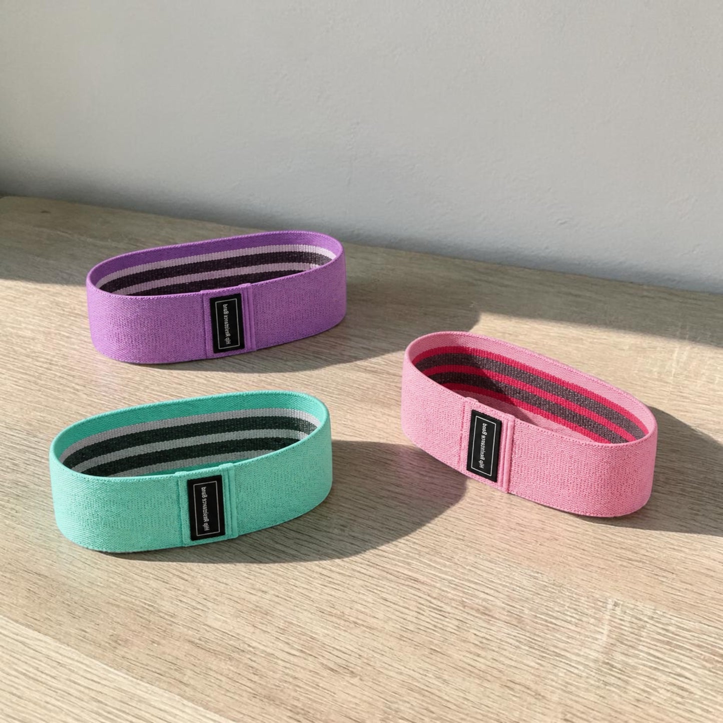 3pcs Resistance Bands Set | Fabric Booty Bands for Glute Leg Workout