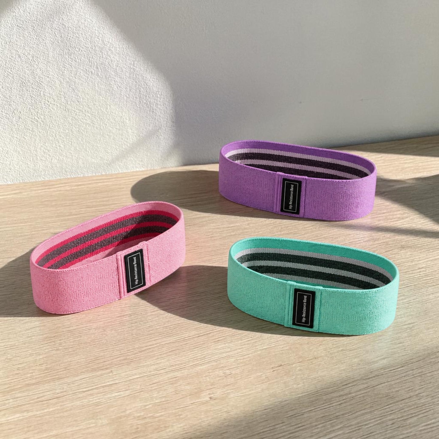 3pcs Resistance Bands Set | Fabric Booty Bands for Glute Leg Workout