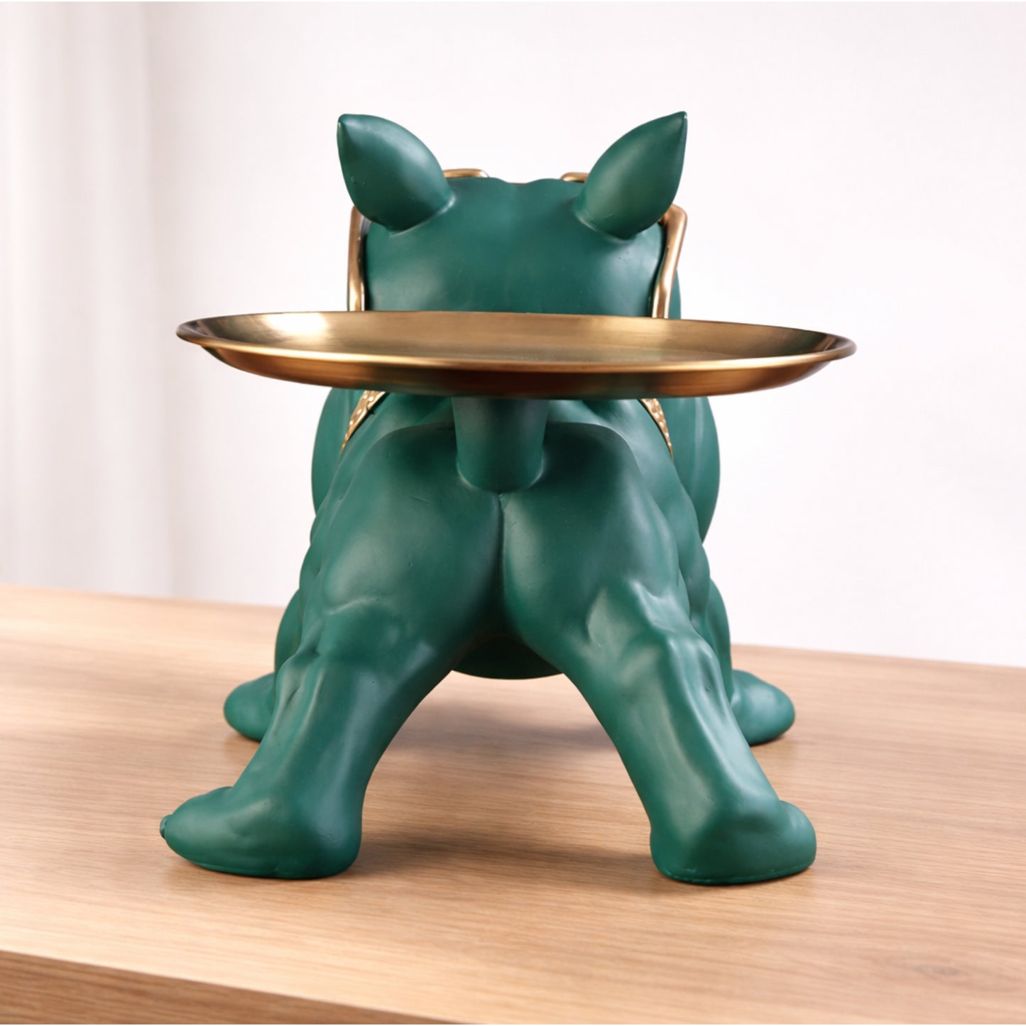 Cute Bulldog Storage Figurine with Tray – Unique Gift for Dog Lovers & Home Decor