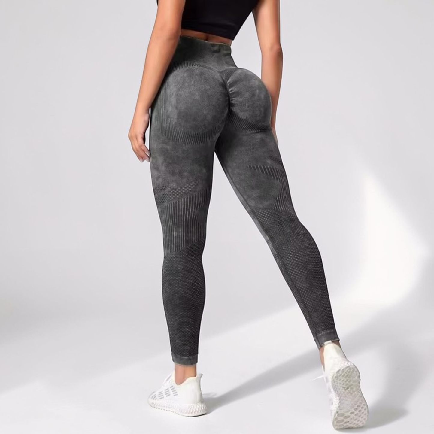 Women’s High Waist Leggings | Seamless Gym Yoga Pants Stretch Fit