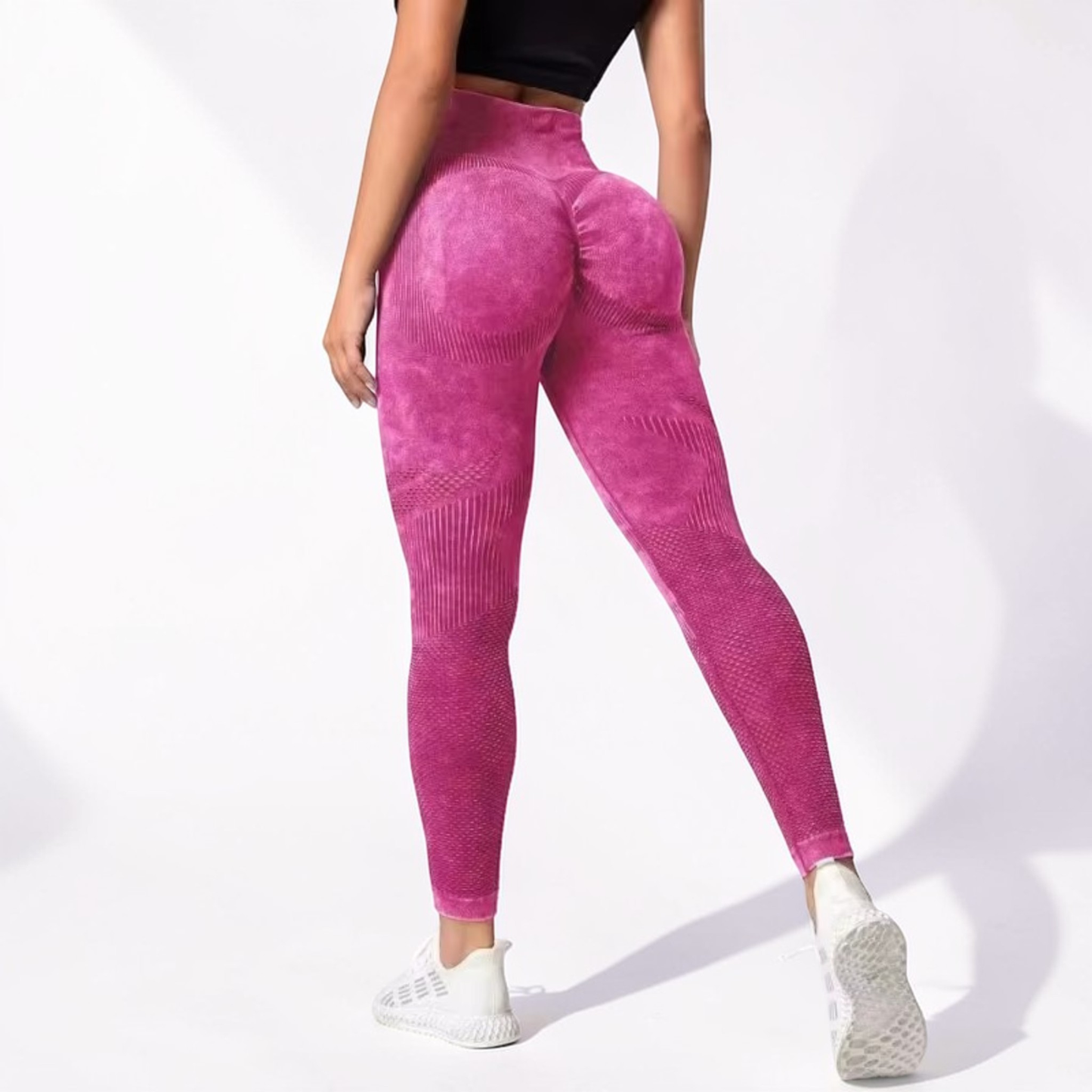 Women’s High Waist Leggings | Seamless Gym Yoga Pants Stretch Fit