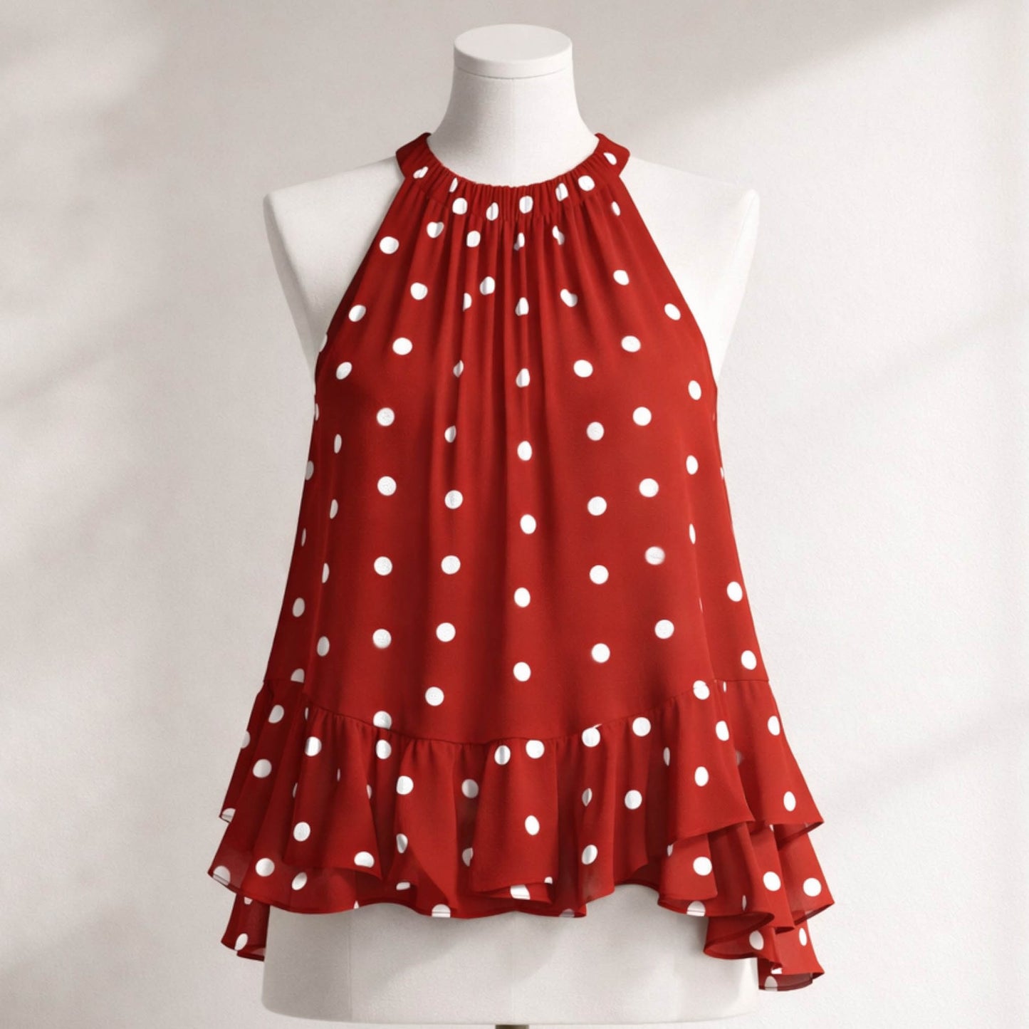 Women's Halter Neck Off-shoulder Vest Blouse / Suspender