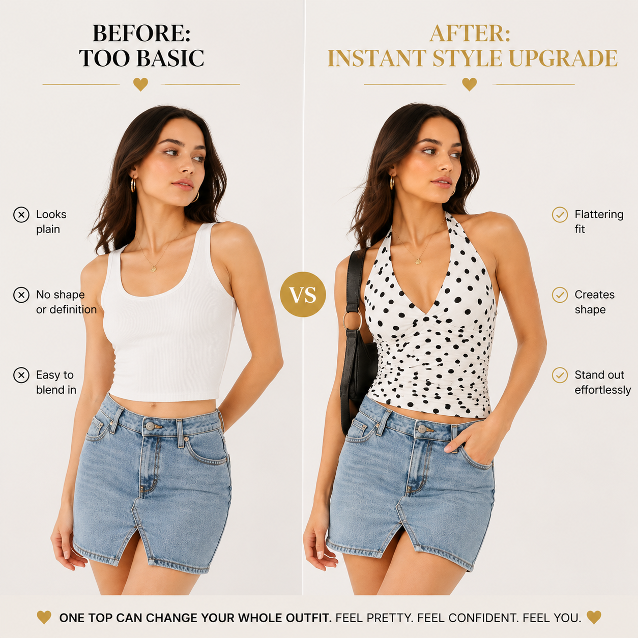 Polka Dot Halter Top Women V Neck Lace Up Backless Tank Top Y2K Summer Streetwear Fitted Vest Cute Casual Outfit