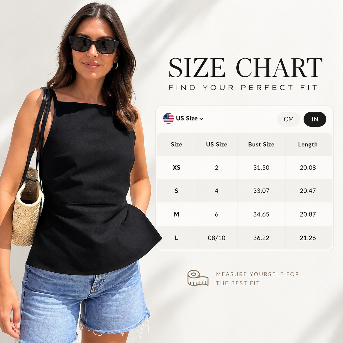 Square Neck Camisole Top | Womens Fitted Spaghetti Strap Tank | Sleeveless Casual Blouse
