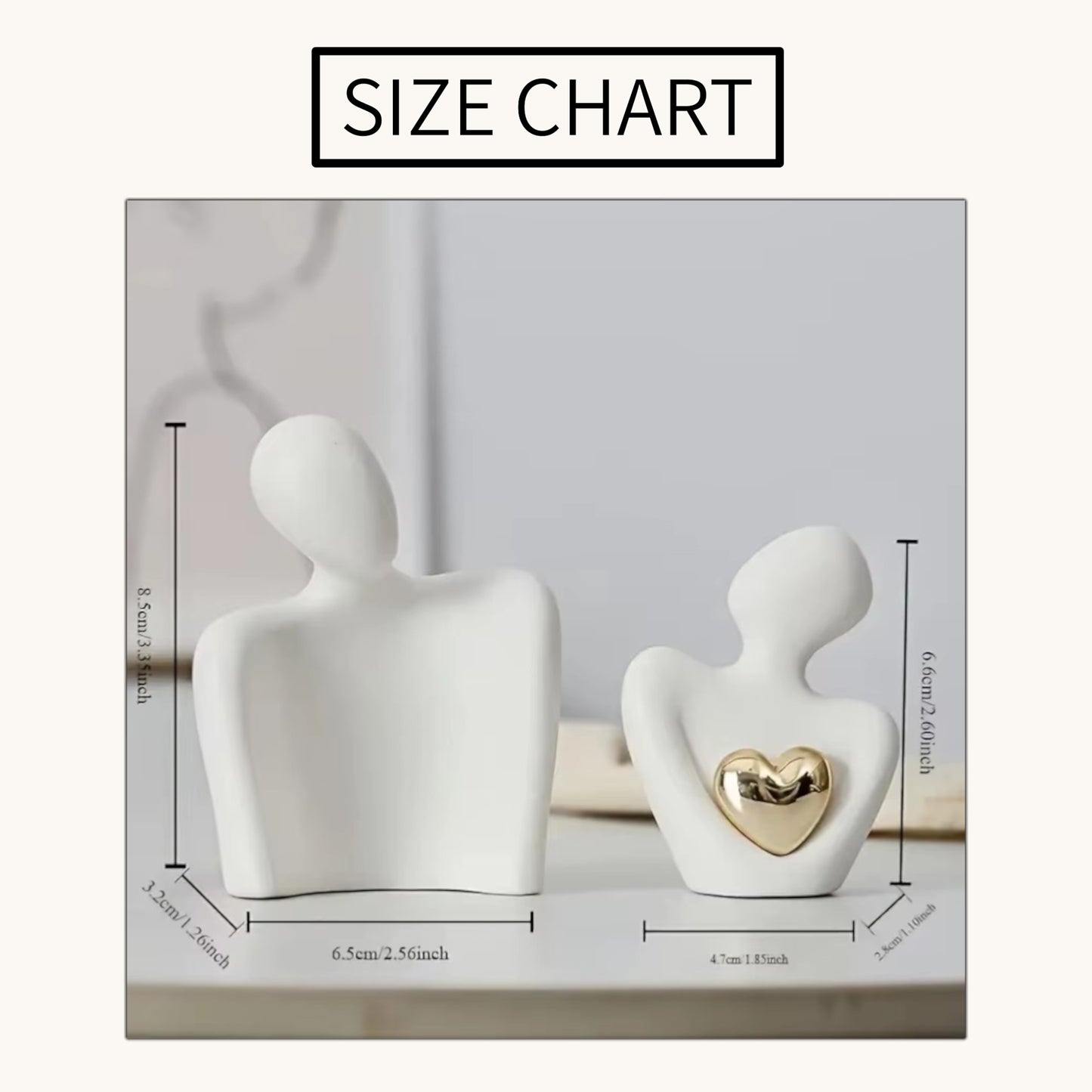 Couple Embrace Statue | Romantic Love Figurine | Home Decor Gift