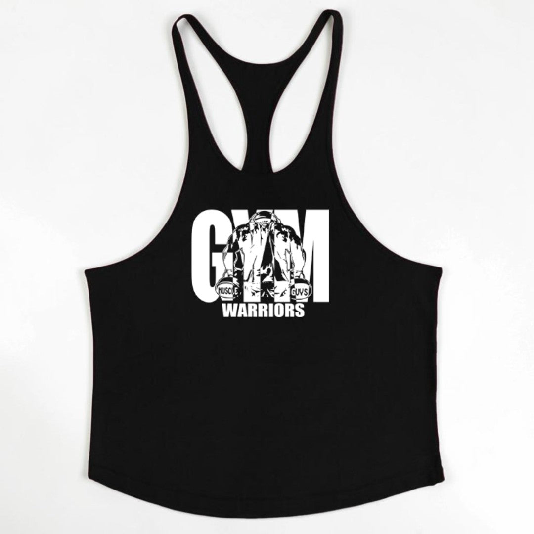 Men Gym Tank Top | Bodybuilding Y Back Sleeveless Shirt | Fitness Workout Muscle Vest | Breathable Athletic Training Wear
