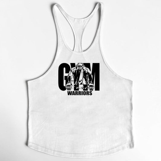 Men Gym Tank Top | Bodybuilding Y Back Sleeveless Shirt | Fitness Workout Muscle Vest | Breathable Athletic Training Wear