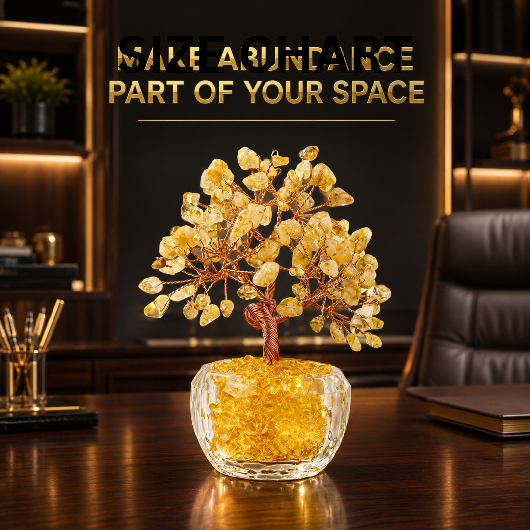 Citrine Crystal Money Tree – Abundance Bowl Feng Shui Decor