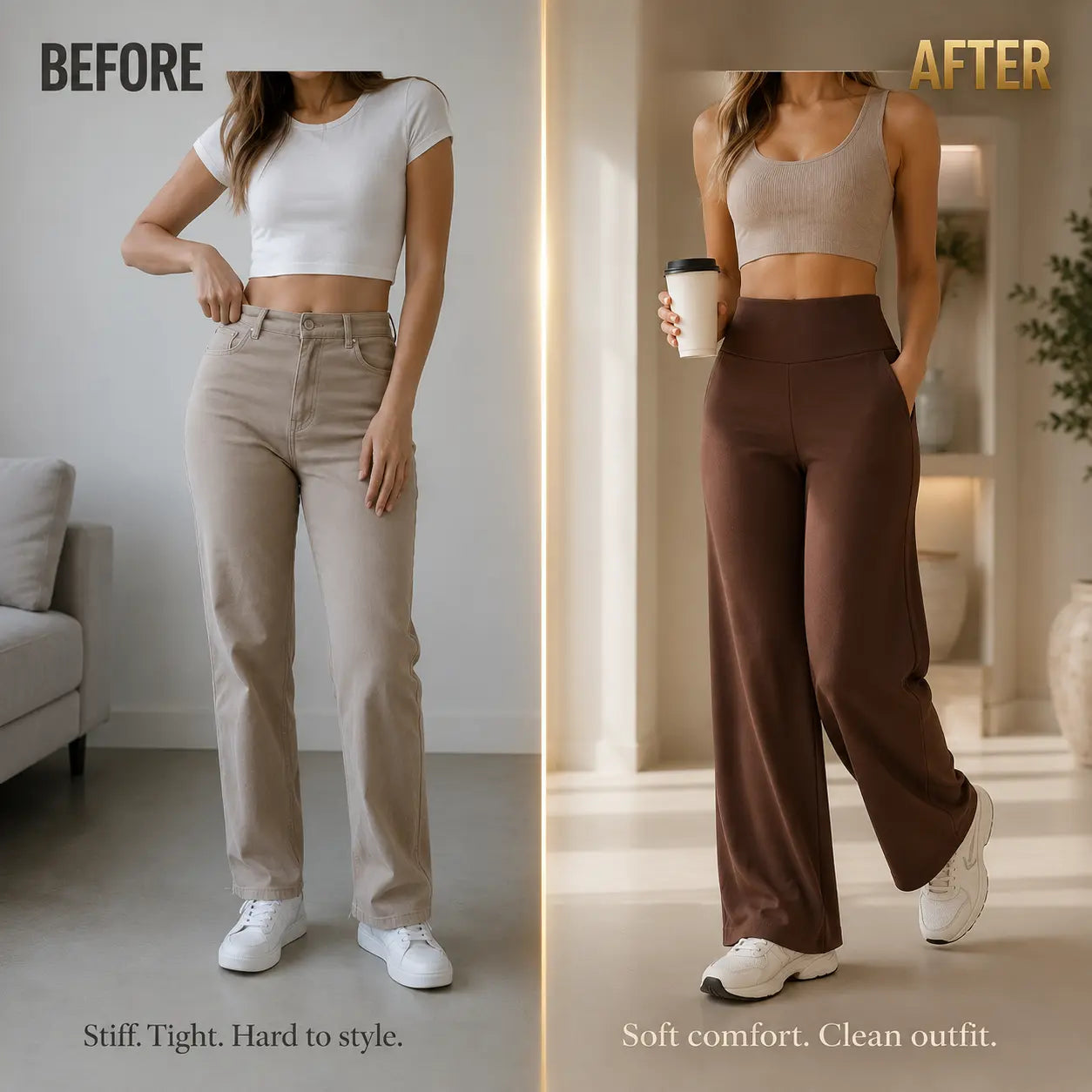 Wide Leg Yoga Pants | High Waist Gym Leggings | Pilates Lounge Trousers | Soft Stretch Fitness Pants Jumartins