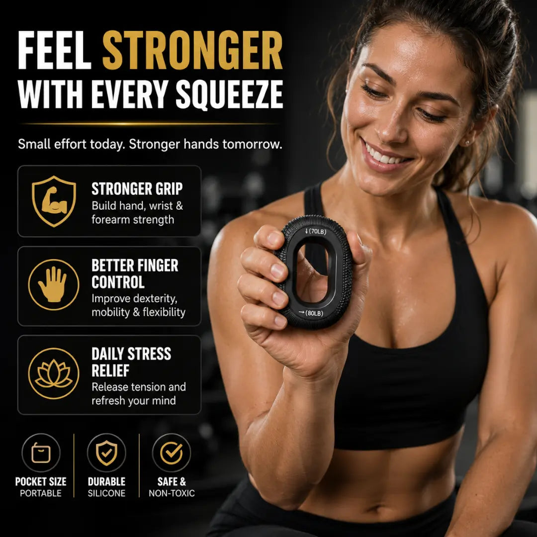 Therapy Hand Grip Rings Set | Silicone Finger Strength Trainer | Hand Rehabilitation | Arthritis Relief | Grip Exercise | Stress Relief Jumartins