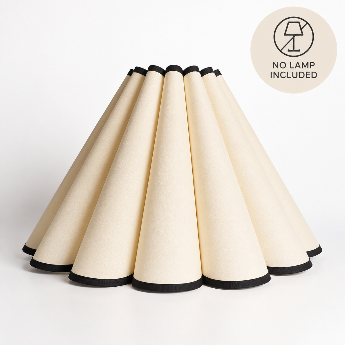Fabric Petal Lampshade | E26 E27 Lamp Shade Replacement | Table Floor Ceiling Lamp Cover | Pleated Light Fixture Decor
