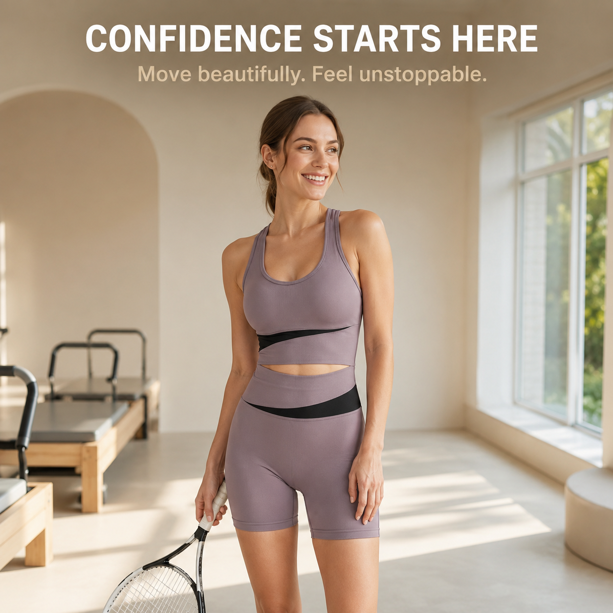 Women’s Yoga Workout Set | High Waist Shorts Set | Sports Bra And Shorts | Fast Dry Fitness Outfit | Running Exercise Wear