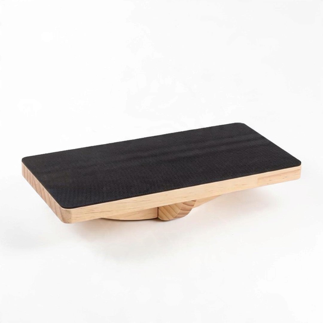 Wooden Balance Board | Non-Slip Wobble Rocker | Core Training Equipment | Standing Desk Balance Trainer | Yoga & Pilates
