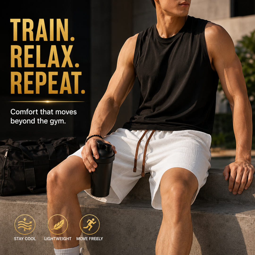 Loose Fit Gym Shorts | Quick Dry Basketball Shorts | Textured Drawstring Training Bottoms | Summer Running Wear