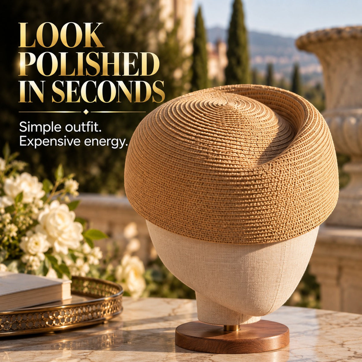 Handwoven Straw Pillbox Hat for Women, Vintage Cocktail Cap, Minimalist Fascinator, Elegant Wedding Garden Party Resort Headwear