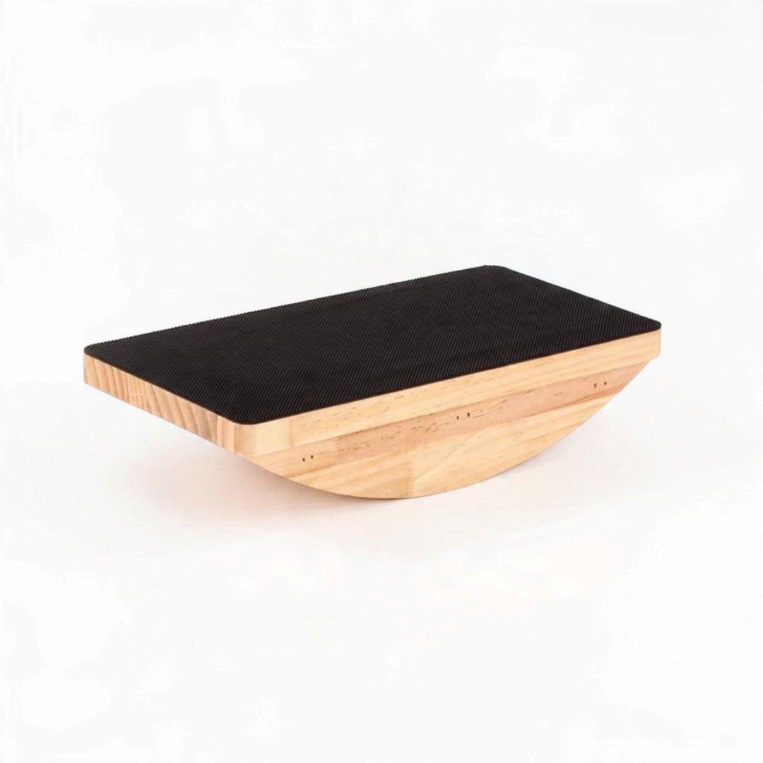 Wooden Balance Board | Non-Slip Wobble Rocker | Core Training Equipment | Standing Desk Balance Trainer | Yoga & Pilates
